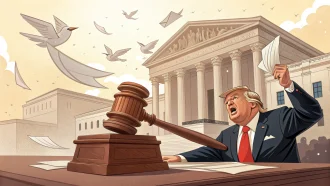 Федеральный суд признаёт пошлины Трампа неконституционными и передаёт дело в Верховный суд