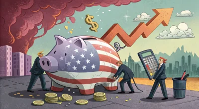 Дефицит бюджета США $345 млрд и его влияние на процентные ставки