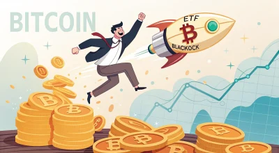 Рекордные притоки в Bitcoin-ETF и успех фонда BlackRock