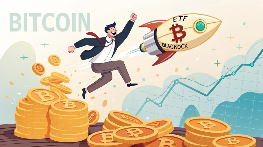 Рекордные притоки в Bitcoin-ETF и успех фонда BlackRock Рекордные притоки в Bitcoin-ETF и успех фонда BlackRock