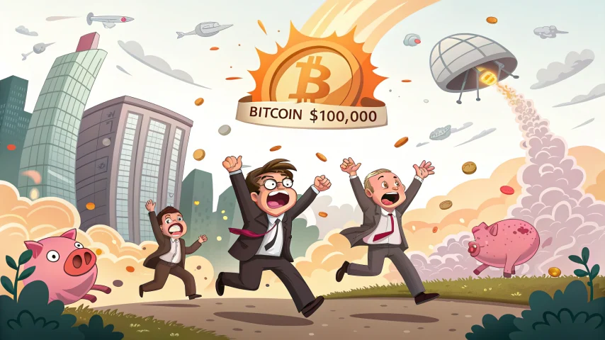 Страх на крипторынке при росте Биткоина выше $100 000 Страх на крипторынке при росте Биткоина выше $100 000