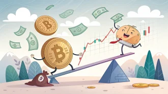 Биткойн колеблется в ожидании решения по ETF Solana на фоне макро-новостей