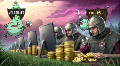 Инвесторы в криптовалюты избегают рисков: сатирический взгляд