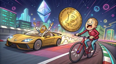 Ethereum-ETF впервые обошли Bitcoin по объёму инвестиций